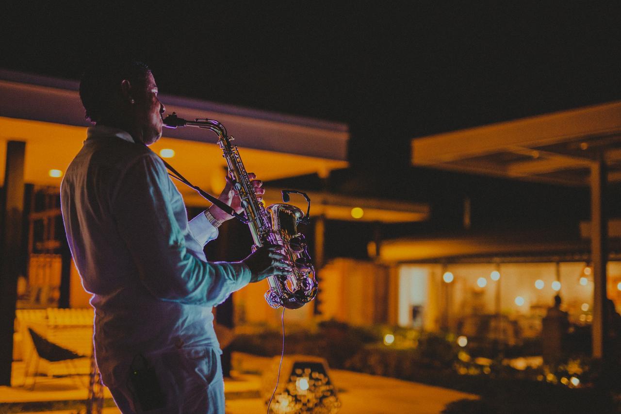 Catalonia Royal Bavaro (Adults Only) Punta Cana Exterior foto Jazz in the evening
